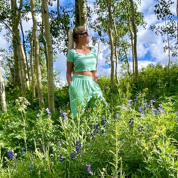 GREEN LOUNGE SET - Picture 3 of 3